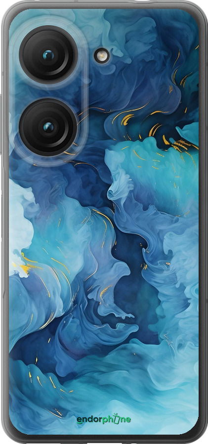 Силіконовий чехол Акварель для Asus Zenfone 9 - 6320u-2842 изображение 