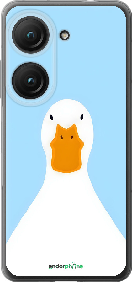 Силіконовий чехол Гусак для Asus Zenfone 9 - 6350u-2842 изображение 