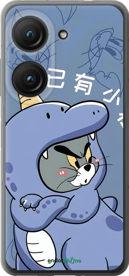 Силиконовый чехол Том и джерри 1 для Asus Zenfone 9 - 6358u-2842 изображение 