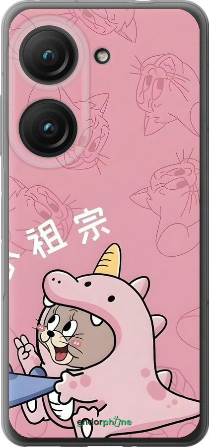 Силиконовый чехол Том и джерри 2 для Asus Zenfone 9 - 6359u-2842 изображение 