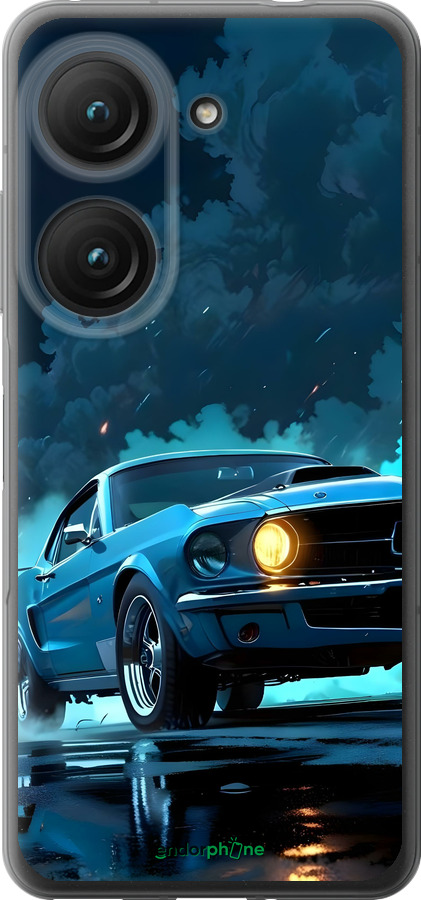 Силиконовый чехол Форд мустанг для Asus Zenfone 9 - 6374u-2842 изображение 