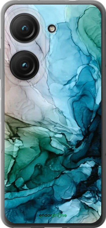 Силиконовый чехол С красочной абстрактной картиной Соленые берега для Asus Zenfone 9 - 6405u-2842 изображение 