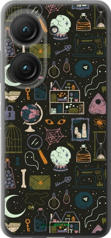 Силиконовый чехол Колдовской принт для Asus Zenfone 9 - 6425u-2842 изображение 