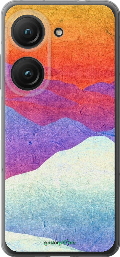 Силиконовый чехол Горный закат для Asus Zenfone 9 - 6479u-2842 изображение 