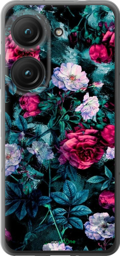 Силиконовый чехол Сад и розы для Asus Zenfone 9 - 6483u-2842 изображение 