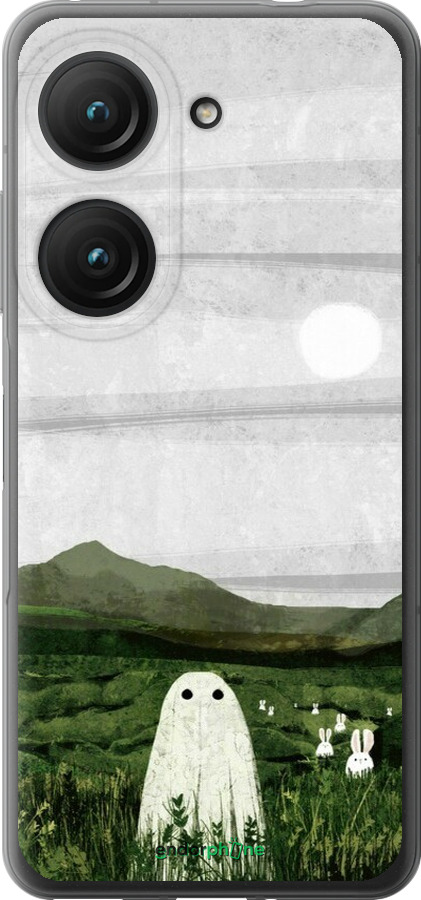 Силиконовый чехол Привидение для Asus Zenfone 9 - 6492u-2842 изображение 