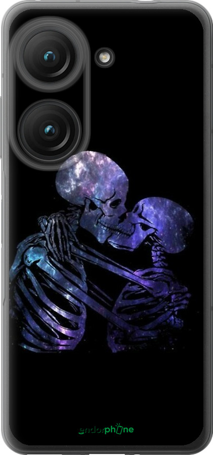 Силиконовый чехол С изображением скелета для Asus Zenfone 9 - 6537u-2842 изображение 