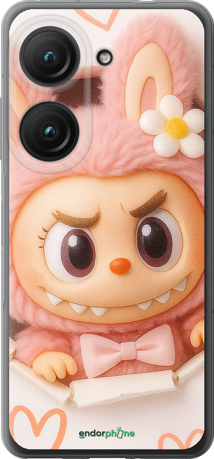Силиконовый чехол Лабубу 2 для Asus Zenfone 9 - 6710u-2842 изображение 