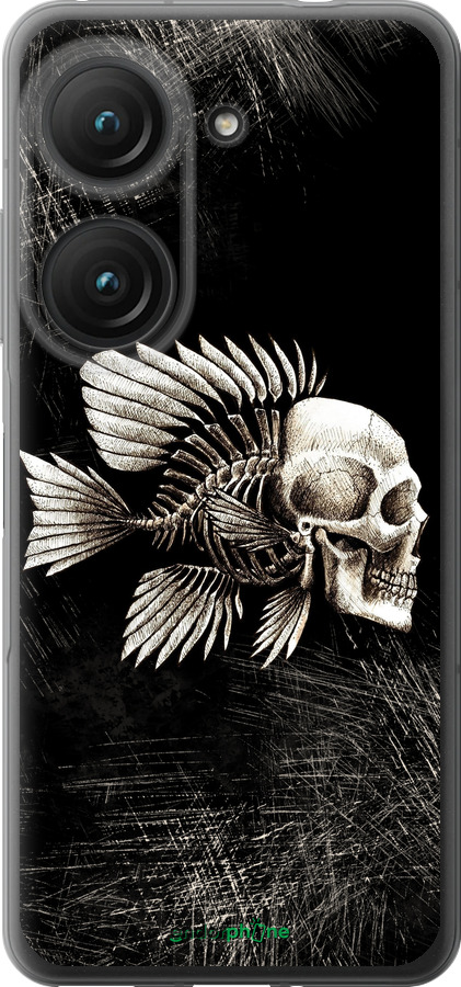 Силиконовый чехол Рыбо-человек для Asus Zenfone 9 - 683u-2842 изображение 