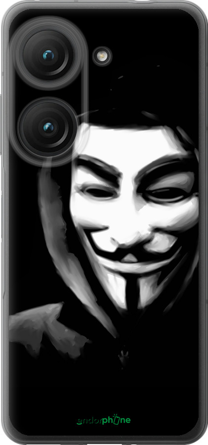 Силиконовый чехол Анонимус для Asus Zenfone 9 - 832u-2842 изображение 