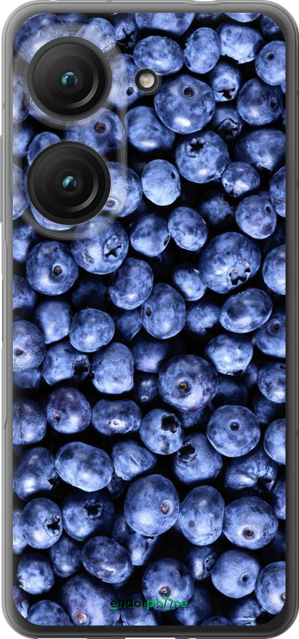 Силиконовый чехол Черника для Asus Zenfone 9 - 851u-2842 изображение 