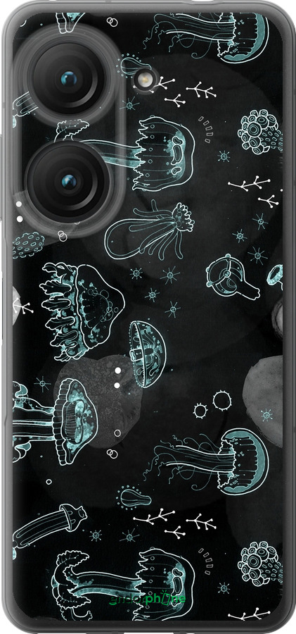 Силиконовый чехол Медузы для Asus Zenfone 9 - 906u-2842 изображение 