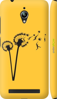3D пластиковый матовый чехол Минимализм одуванчики для Asus Zenfone Go ZC500TG - 6449m-160 изображение 