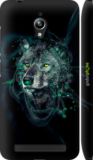 3D пластиковий матовий чехол Wolf для Asus Zenfone Go ZC500TG - 6610m-160 изображение 