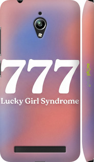 3D пластиковый матовый чехол 'Aesthetic Aura Gradient 777 Lucky Energy' для Asus Zenfone Go ZC500TG изображение 5