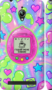 3D пластиковий матовий чехол Y2K Aesthetic Retro Pet: Годуй мене кавою для Asus Zenfone Go ZC500TG - 6784m-160 изображение 