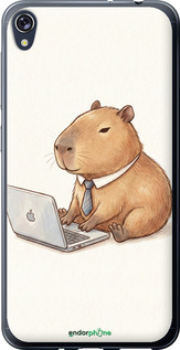Силиконовый чехол 'Funny Capybara CEO Working' для Asus ZENFONE Live ZB501KL изображение 1