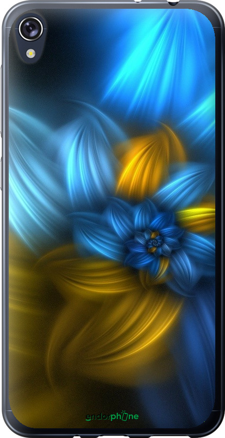 

Силіконовий чохол "Візерунок 46" для Asus ZENFONE Live ZB501KL, Синій