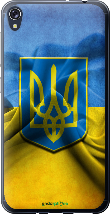 

Силіконовий чохол "Прапор та герб України" для Asus ZENFONE Live ZB501KL, Блакитний