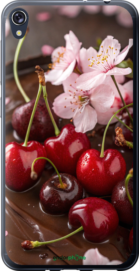 Силиконовый чехол Вишня в шоколаде для Asus ZENFONE Live ZB501KL - 6698u-1128 изображение 