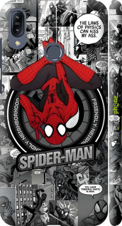 3D пластиковый матовый чехол Человек паук для Asus Zenfone Max M2 ZB633KL - 6279m-1629 изображение 