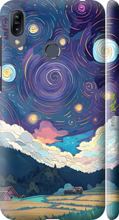 3D пластиковый матовый чехол Креативный арт для Asus Zenfone Max M2 ZB633KL - 6322m-1629 изображение 