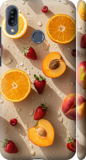 3D пластиковый матовый чехол Фрукты 3 для Asus Zenfone Max M2 ZB633KL - 6703m-1629 изображение 