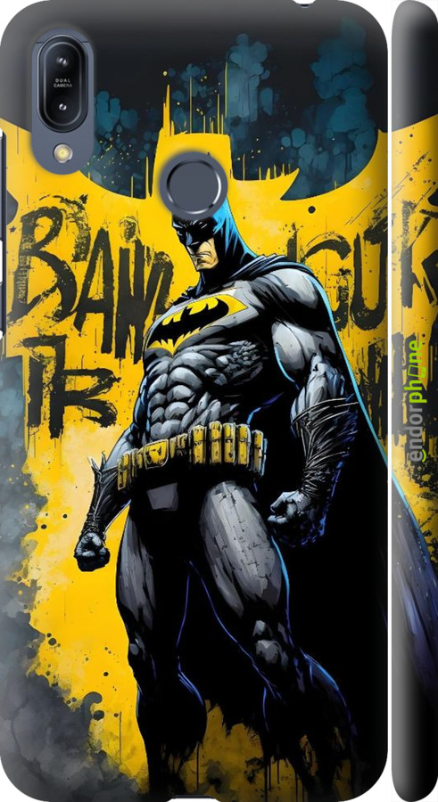 3D пластиковый матовый чехол Бетмен для Asus Zenfone Max M2 ZB633KL - 6290m-1629 изображение 