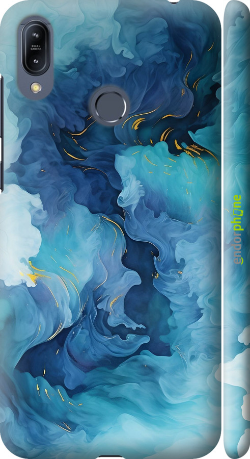 3D пластиковий матовий чехол Акварель для Asus Zenfone Max M2 ZB633KL - 6320m-1629 изображение 