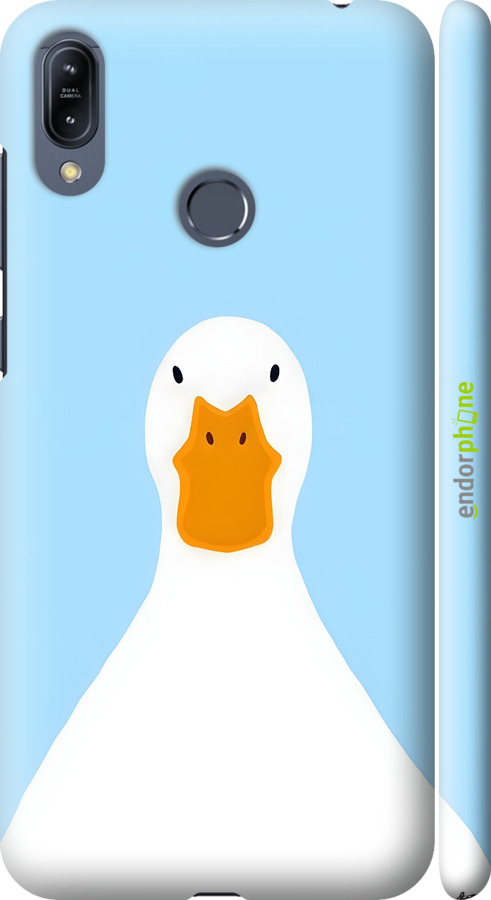 3D пластиковый матовый чехол Гусь для Asus Zenfone Max M2 ZB633KL - 6350m-1629 изображение 