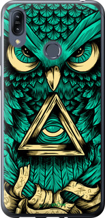 Силіконовий чехол Сова Арт-тату для Asus Zenfone Max M2 ZB633KL - 3971u-1629 изображение 
