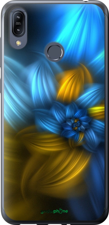 

Силіконовий чохол "Візерунок 46" для Asus Zenfone Max M2 ZB633KL, Синій