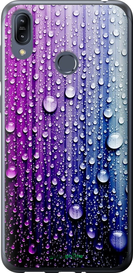 

Силіконовий чохол "Краплини води" для Asus Zenfone Max M2 ZB633KL, Синій