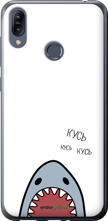 

Силіконовий чохол "Акула" для Asus Zenfone Max M2 ZB633KL, Білий