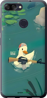 Силиконовый чехол Уточка с автоматом для Asus ZenFone Max Plus M1 ZB570TL - 6356u-1361 изображение 