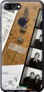 Силиконовый чехол Aesthetic Scrapbook Collage для Asus ZenFone Max Plus M1 ZB570TL - 6773u-1361 изображение 