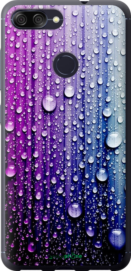 

Силіконовий чохол "Краплини води" для Asus ZenFone Max Plus M1 ZB570TL, Синій