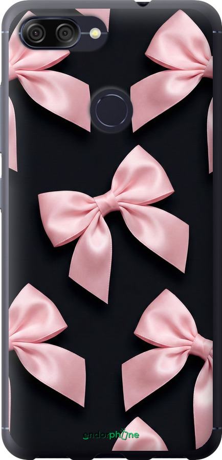Силиконовый чехол Coquette Ribbons Dark Coquette для Asus ZenFone Max Plus M1 ZB570TL - 6767u-1361 изображение 