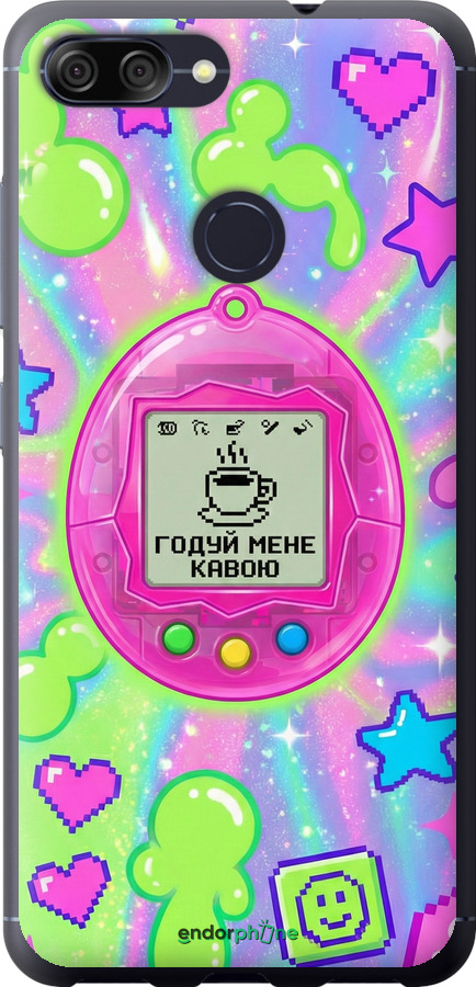 Силиконовый чехол Y2K Aesthetic Retro Pet: Годуй мене кавою для Asus ZenFone Max Plus M1 ZB570TL - 6784u-1361 изображение 