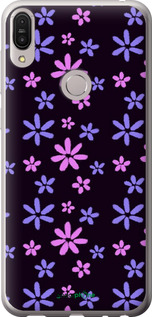 Силиконовый чехол с  цветами для Asus ZenFone Max Pro M1 ZB602KL - 6258u-1647 изображение 