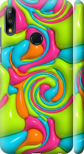 3D пластиковый матовый чехол Y2K Jelly Dream для Asus Zenfone Max Pro M2 ZB631KL - 6780m-1641 изображение 