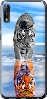 Силиконовый чехол Тигр для Asus Zenfone Max Pro M2 ZB631KL - 6016u-1641 изображение 