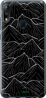 Силиконовый чехол С изображением Темных гор для Asus Zenfone Max Pro M2 ZB631KL - 6489u-1641 изображение 