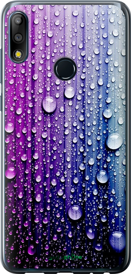 

Силіконовий чохол "Краплини води" для Asus Zenfone Max Pro M2 ZB631KL, Синій