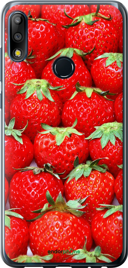 Силиконовый чехол Клубника для Asus Zenfone Max Pro M2 ZB631KL - 6020u-1641 изображение 