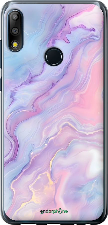 Силіконовий чехол Нежный мрамор для Asus Zenfone Max Pro M2 ZB631KL - 6310u-1641 изображение 