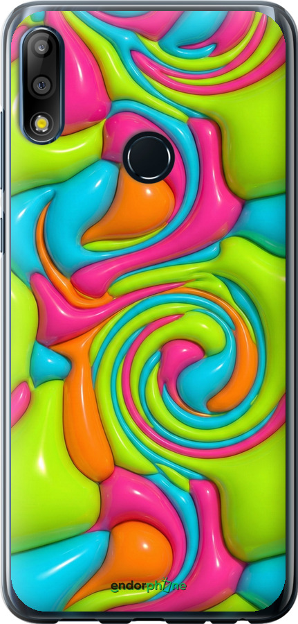 Силіконовий чехол Y2K Jelly Dream для Asus Zenfone Max Pro M2 ZB631KL - 6780u-1641 изображение 