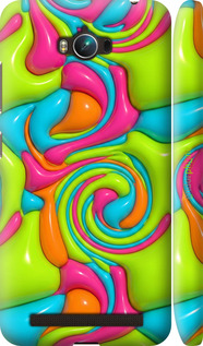 3D пластиковий матовий чехол Y2K Jelly Dream для Asus ZenFone Max ZC550KL - 6780m-271 изображение 