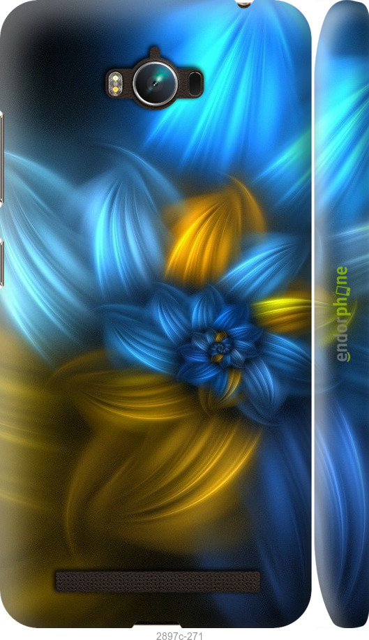 

3D пластиковий матовий чохол "Візерунок 46" для Asus ZenFone Max ZC550KL, Синій