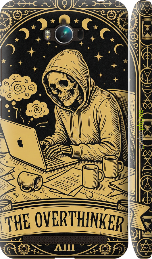 3D пластиковый матовый чехол The Overthinker для Asus ZenFone Max ZC550KL - 6774m-271 изображение 